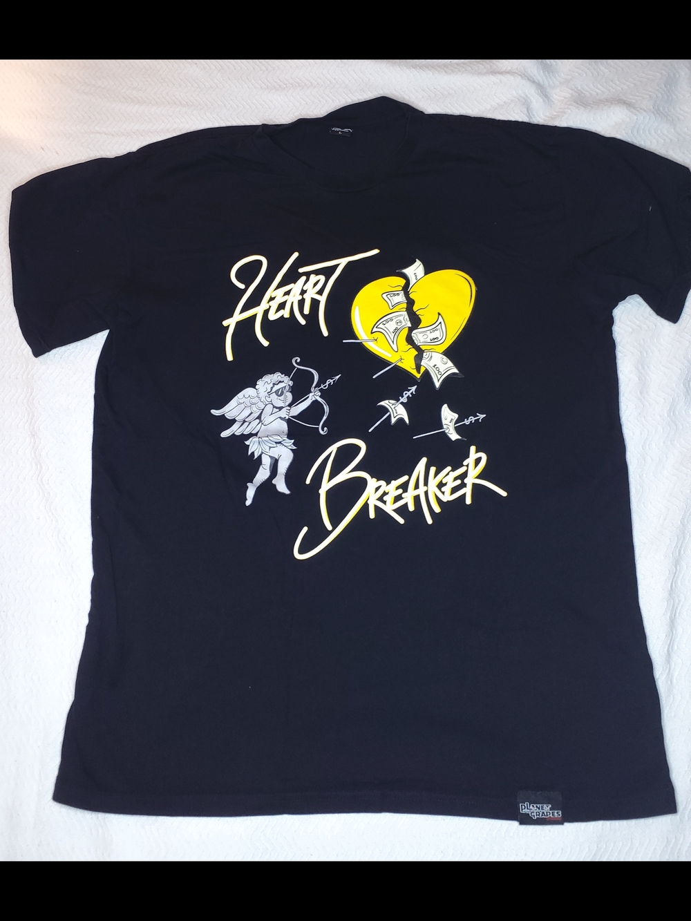 Planet Of The Grapes “Heart Breaker Mens Large T Shirt